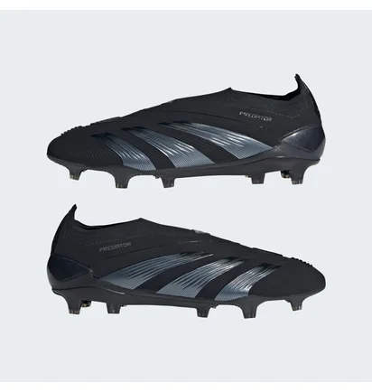 Бутси унісекс Adidas Predator 24 Elite Laceless Firm Ground Cleats Black IE1807