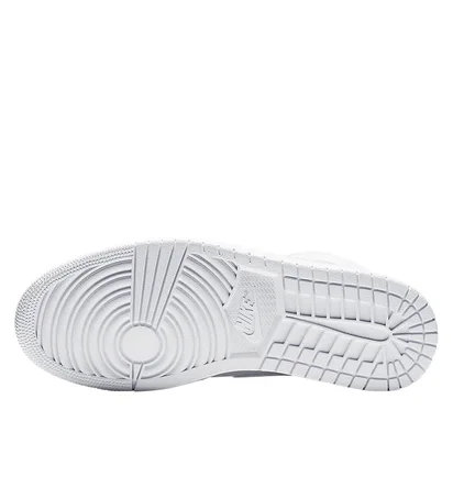 Кроссовки мужские Air Jordan 1 Mid White 554724-129