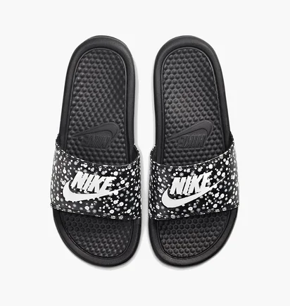 Тапочки жіночі Nike Wmns Benassi Jdi Print Black 618919-035