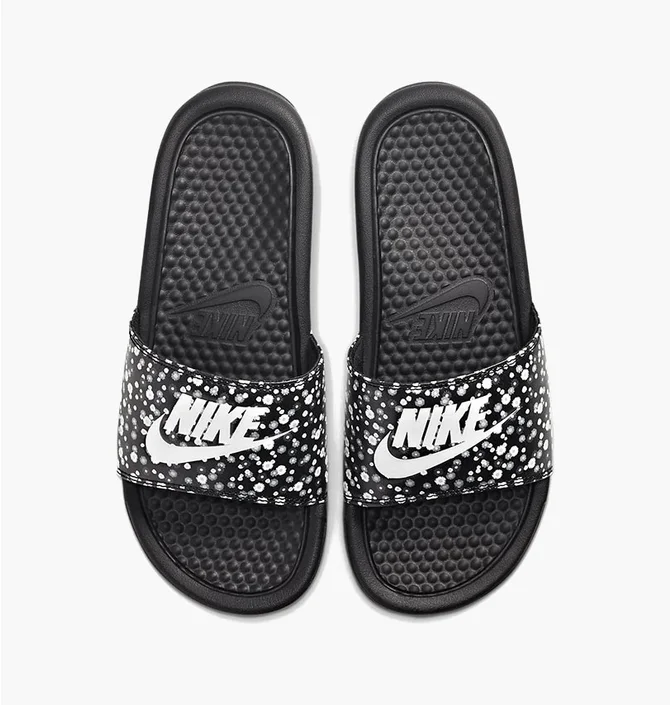 Тапочки жіночі Nike Wmns Benassi Jdi Print Black 618919-035