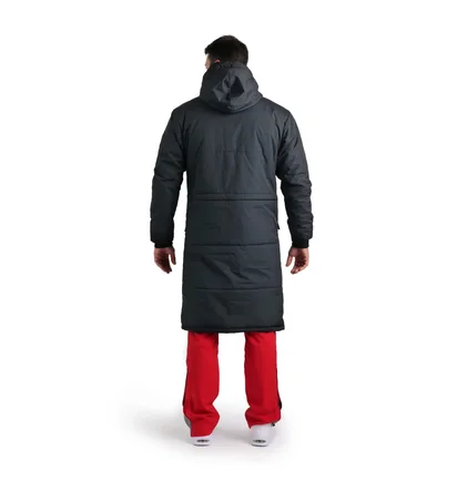 Куртка унисекс Arena Team Parka Solid Black 004914-530