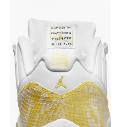 Кросівки жіночі Air Jordan Air 11 Retro Low White/Yellow AH7860-107