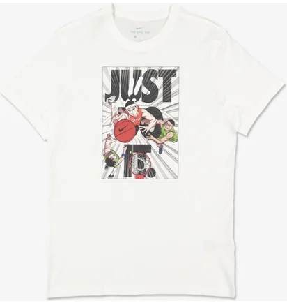 Футболка мужская Nike „Just Do It.” Basketball Tee White DD0807-100