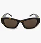 Сонцезахисні окуляри жіночі BALENCIAGA Brown BB0311SK-002-53
