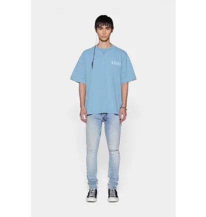 Футболка мужская Ksubi K-Lock Biggie Ss Tee Summer Light Blue MSP26TE009