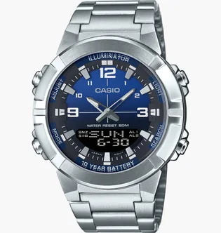 Часы мужские Casio Analog-Digital AMW-870DA-2A1