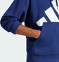 Худи мужское Adidas Essentials Big Logo French Terry Blue JE8890