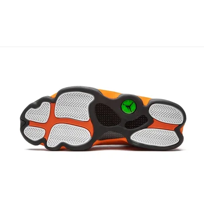 Кроссовки мужские Air Jordan 13 Retro White/Orange 414571-108