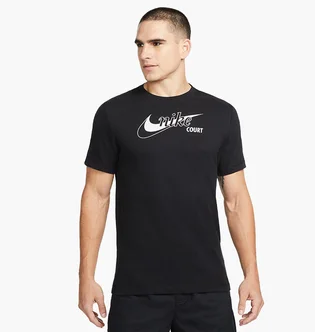 Футболка мужская Nike Court Dri-Fit Swoosh Tee Black DD8376-010