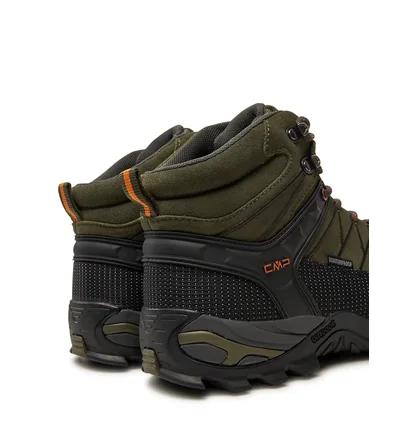 Ботинки мужские CMP Rigel Mid Trekking Shoes Wp Olive/Black 3Q12947-55ES