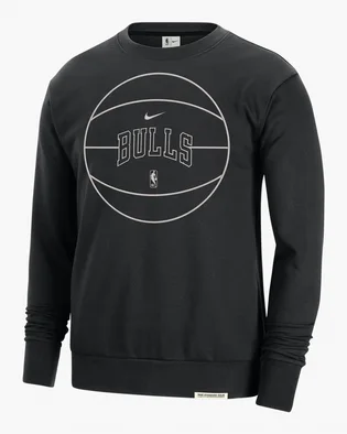 Лонгслив мужской Nike Dri-Fit Nba Chicago Bulls Standard Issue Black FB3759-010