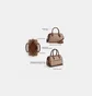 Сумка женская COACH Rowan Satchel Bag In Signature Canvas Brown/Beige CV961