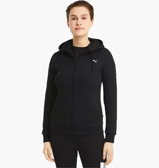 Толстовка жіноча Puma Essentials Full-Zip Hoodie Black 586811-51