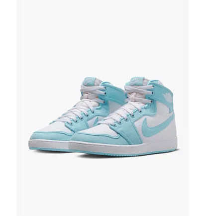Кросівки чоловічі Air Jordan 1 Ko Shoes White/Light Blue DO5047-411