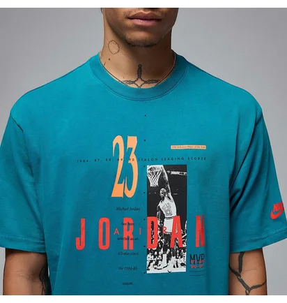 Футболка чоловіча Air Jordan Mreissue Gx Ss Crew Blue HJ2356-301