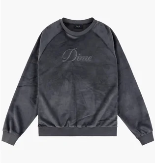 Світшот унісекс Dime Cursive Grey DIMESP255SMO
