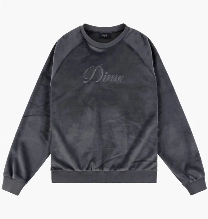 Свитшот унисекс Dime Cursive Grey DIMESP255SMO