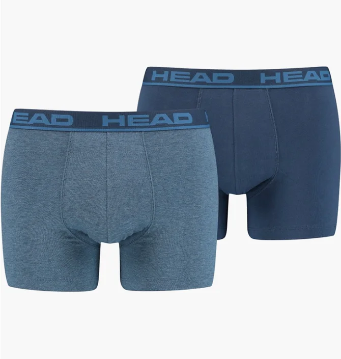 Труси чоловічі HEAD Basic Boxer Blue (2 шт) 701202741-003