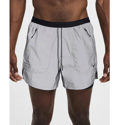 Шорты мужские Nike Running Division 4 Dri-Fit Adv Reflective 2-In-1 Running Shorts Metallic FZ1123-035