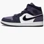 Кроссовки мужские Air Jordan 1 Mid Blue/Violet 554724-445