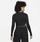 Топ жіночий Nike Nsw Ls Top Rib Sw Black FJ5220-010