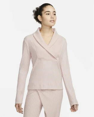 Кофта женская Nike Yoga Luxe Pink DD5828-601