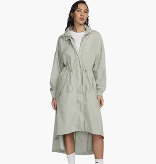 Пальто жіноче Nike Trencz Sportswear Essential Grey FN2843-370