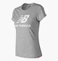 Футболка жіноча New Balance Ess Stacked Logo Grey WT91546AG