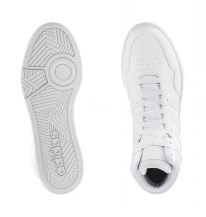 Кроссовки мужские Adidas Hoops 3.0 Mid White ID9838