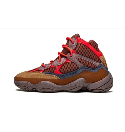 Кроссовки мужские Adidas Yeezy 500 High Bordo GW2874