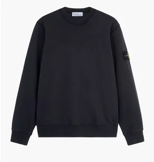 Худи мужское Stone Island Felpa Cotton Fleece Black K1S156100044S0051-V0020