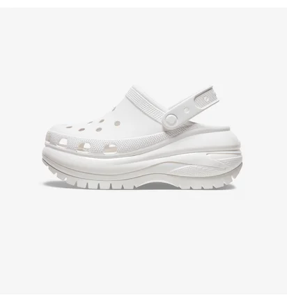 Тапочки унисекс CROCS Classic Mega Crush Clog White 207988-100