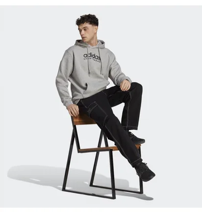 Худи мужское Adidas All Szn Fleece Graphic Hoodie Grey Ic9772