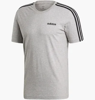 Футболка чоловіча Adidas Essentials 3-Stripes Grey DU0442