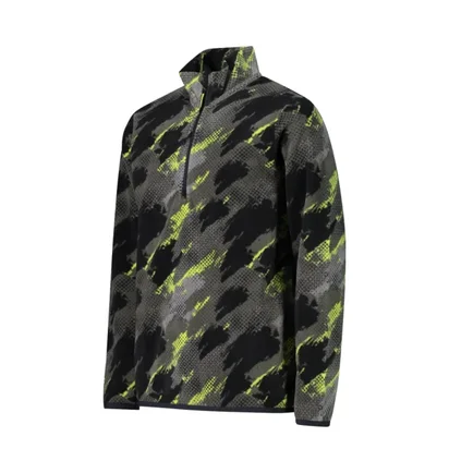 Кофта детская CMP Arctic Fleece Black/Green 34G4904-01ZS
