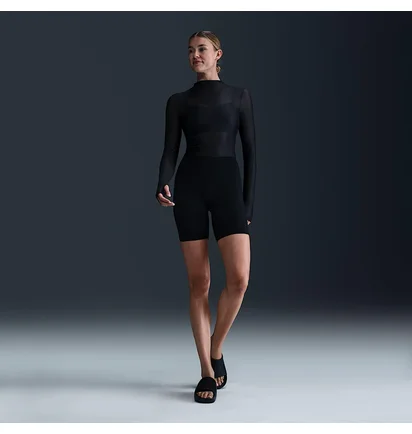 Лонгслив женский Nike Zenvy Sheer WomenS Dri-Fit Black FV7915-010