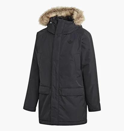 Парка мужская Adidas Pad Fur Originals Black GE1312