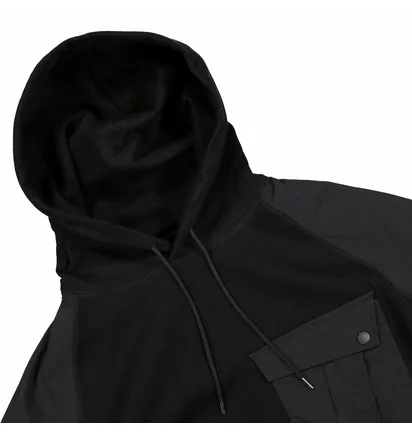 Худи мужское Maharishi Maha Tech Hooded Sweat Black 3538