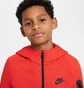 Толстовка детская Nike Sportswear Tech Fleece Red/Black HV5867-011