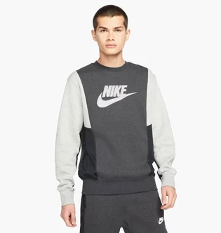 Свитшот мужской Nike M Nsw Hybrid Flc Crew Bb Dj5075-032