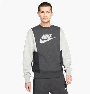 Свитшот мужской Nike M Nsw Hybrid Flc Crew Bb Dj5075-032