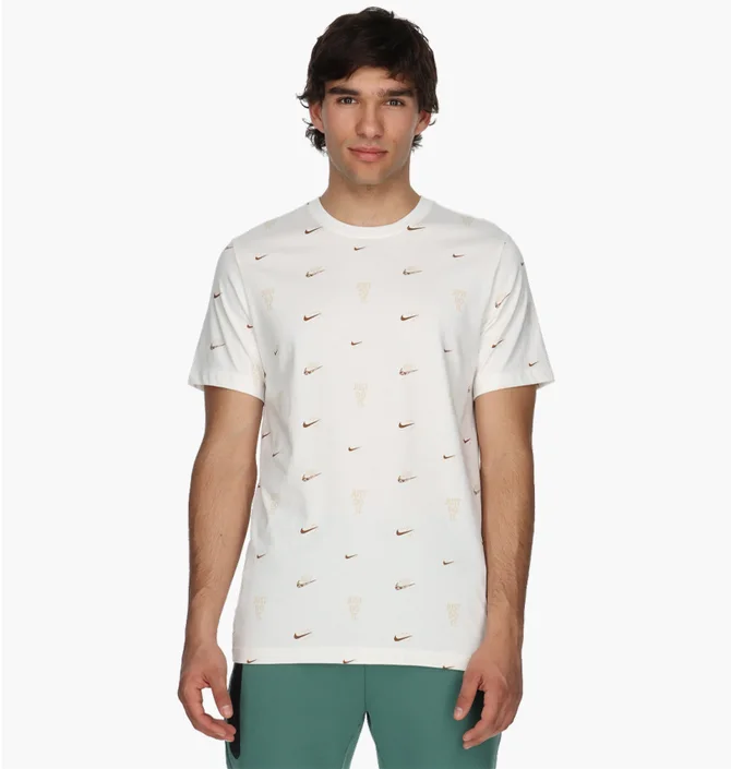 Футболка мужская Nike M Nsw Tee M90 12Mo Aop White FQ8036-133