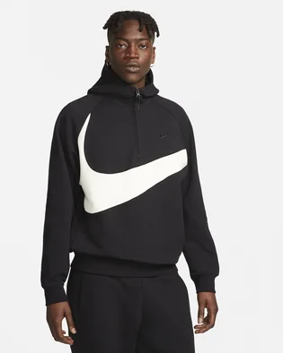 Кофта мужская Nike 1/2 Swoosh Black DX0566-013