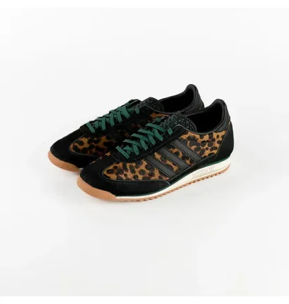 Кроссовки женские Adidas Sl 72 Og Leopard Print Black/Brown JI0187