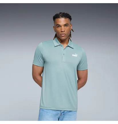 Поло мужское Puma Essentials Green 688016-30