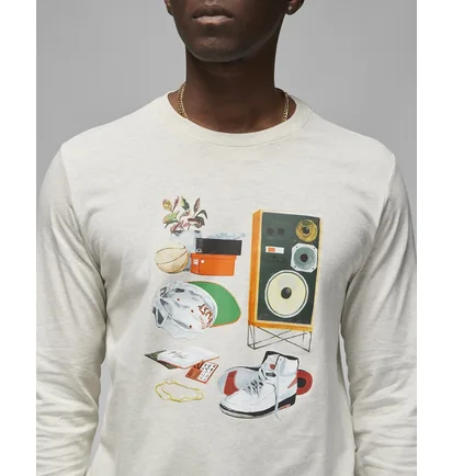 Лонгслив мужской Jordan Flight Artist Crew Beige DV1474-141