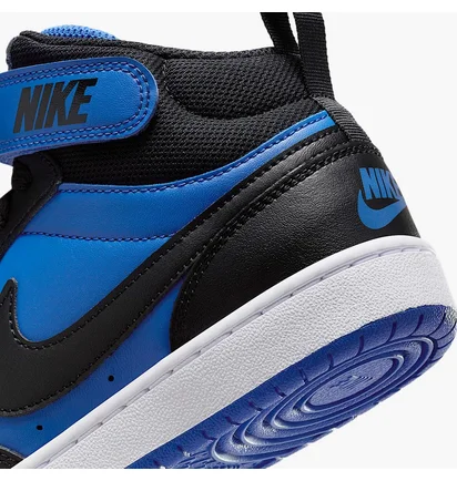 Кроссовки детские Nike Сourt Borough Mid 2 (Gs) Blue/Black CD7782-404