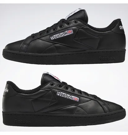 Кроссовки унисекс Reebok Club C Grounds Shoes Black Gy8788