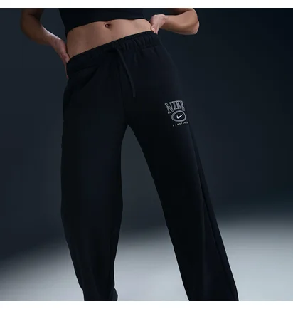 Штани жіночі Nike W Nsw Club Flc Mr Gx Wide Pnt Black HJ0869-010