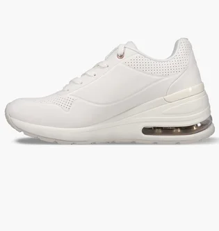 Кросівки жіночі Skechers Million Air Elevated Air Perforated Wedge Sneakers Beige 155401-WHT